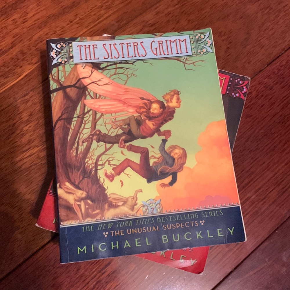 books 2,3,and 5 of sisters grimm series